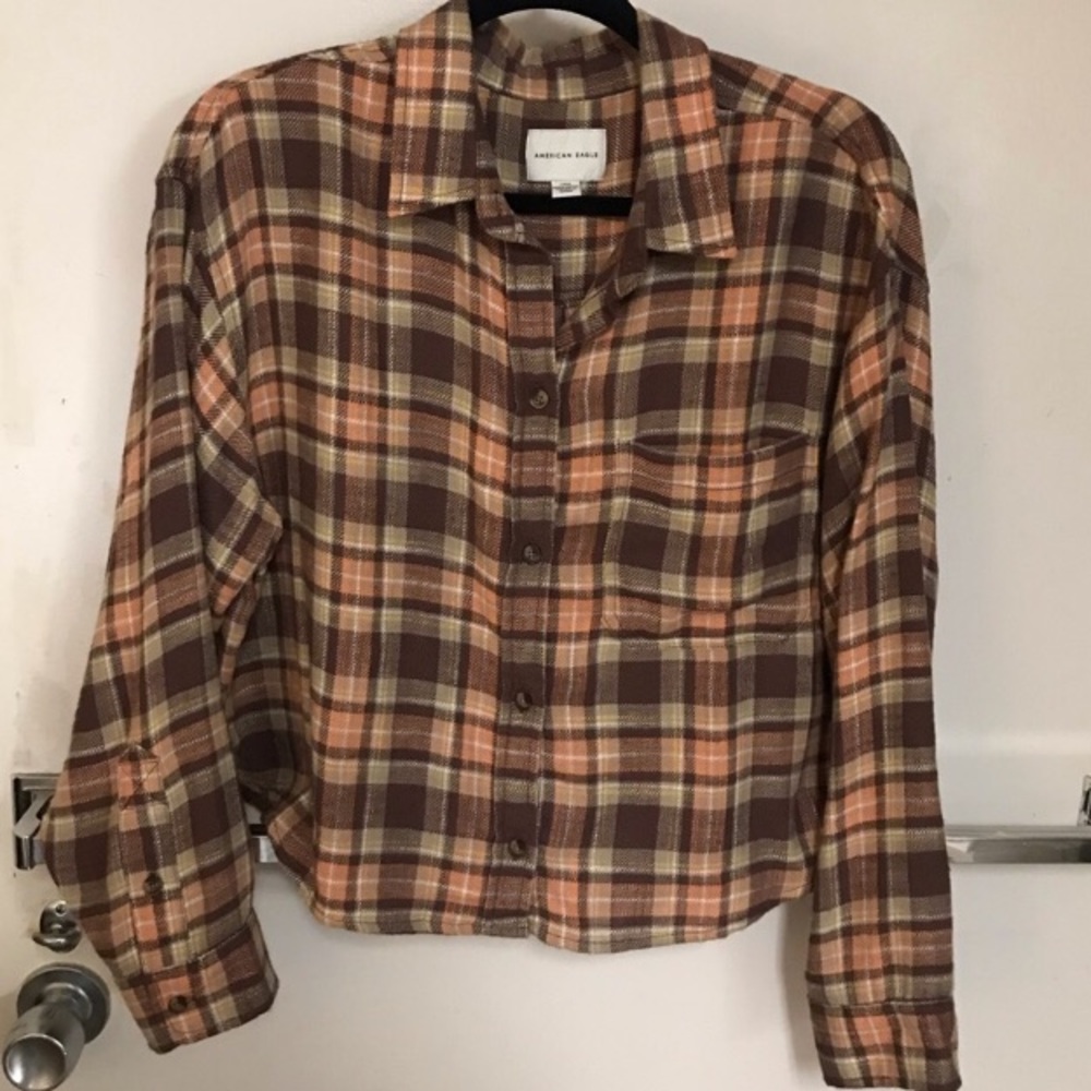 AE cropped button up